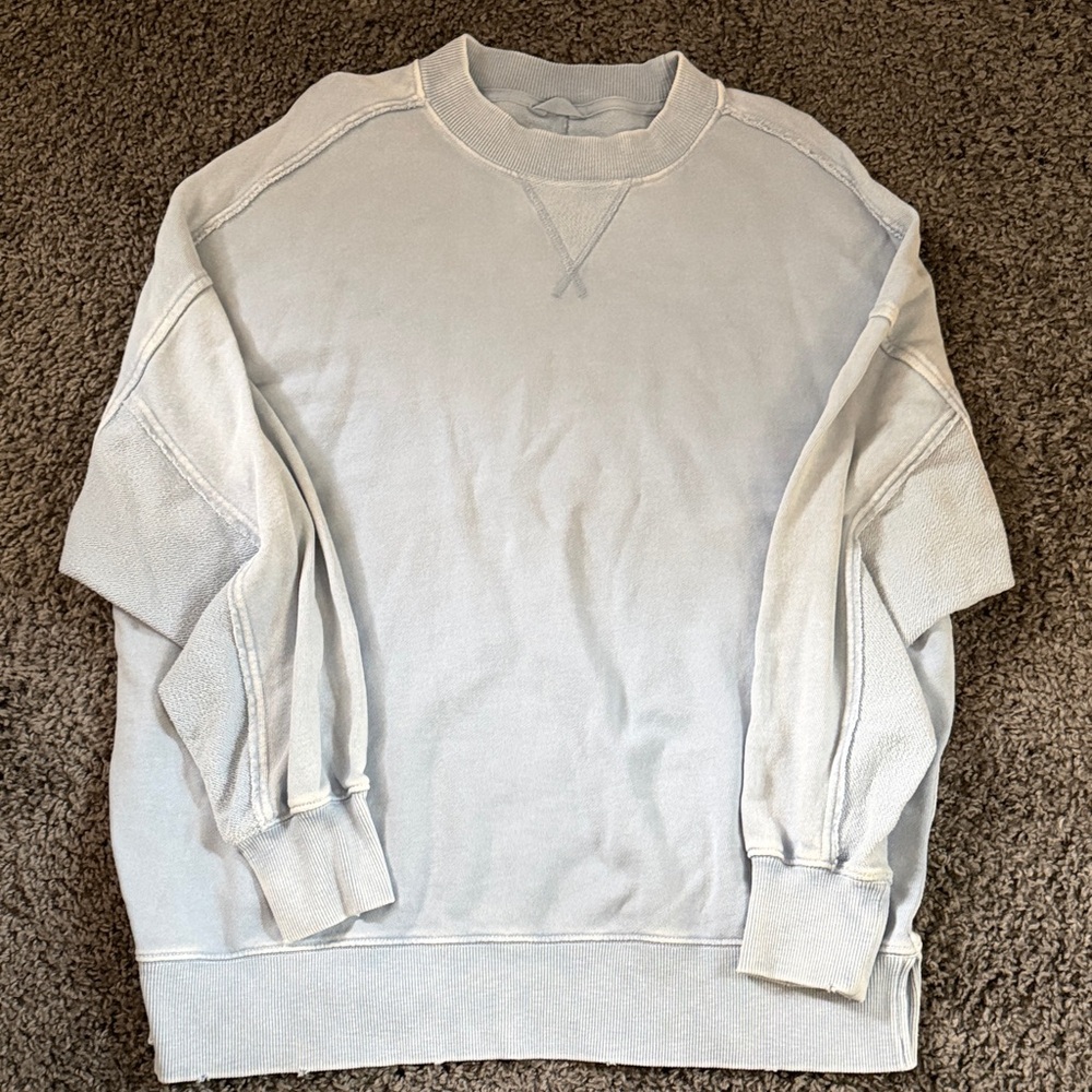 Aerie Light Blue Sweatshirt